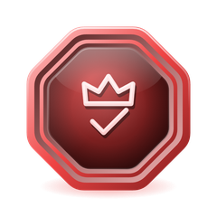 Most right crown